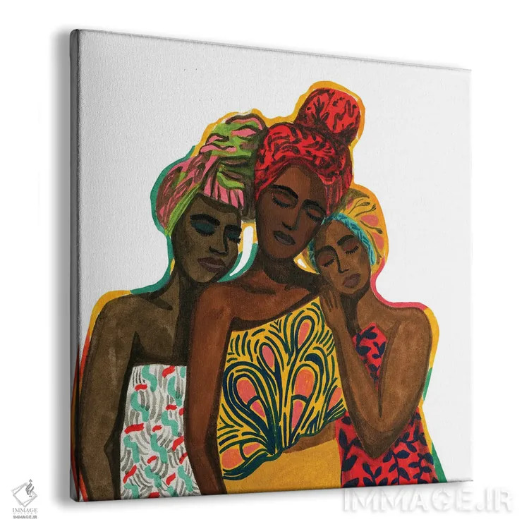 تابلو خواهرانگی اثر کارولین چسیا - نمای پرسپکتیو محصول