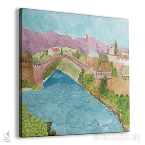 تابلو موستار (شهر بوسنی) اثر کارولین چسیا - نمای پرسپکتیو محصول