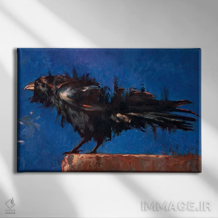 تابلو پیامرسان اثر چری کریستنسن - نمای روبهرو روی دیوار