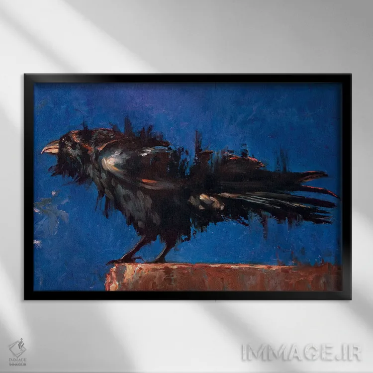 تابلو پیامرسان اثر چری کریستنسن - نمای قابدار مشکی