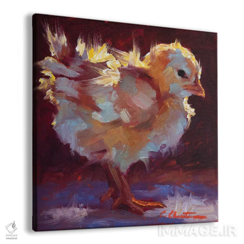 تابلو مرغک داستانی (اشاره به ژانر Chick-lit) اثر چری کریستنسن - نمای پرسپکتیو محصول