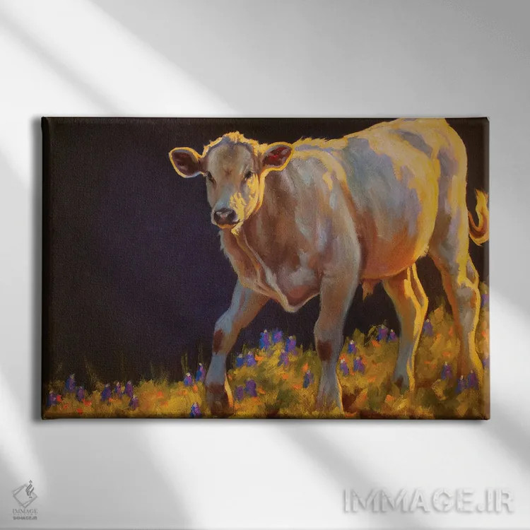 تابلو قدمزدن در فردریکسبورگ (شهر آمریکا) اثر چری کریستنسن - نمای روبهرو روی دیوار