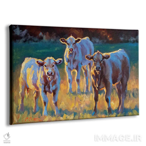 تابلو عصر در مزرعه اثر چری کریستنسن - نمای پرسپکتیو محصول