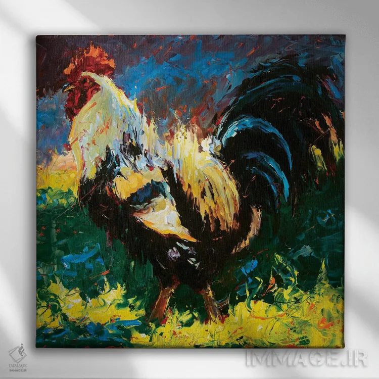 تابلو جذاب لوکنباخ (شهر در تگزاس) اثر چری کریستنسن - نمای روبهرو روی دیوار