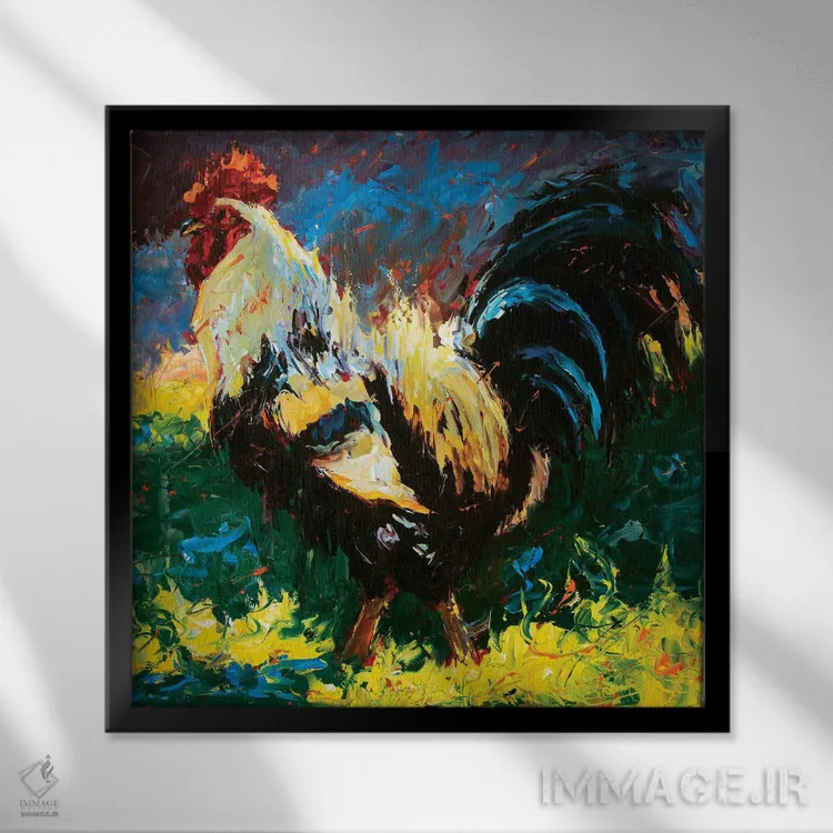 تابلو جذاب لوکنباخ (شهر در تگزاس) اثر چری کریستنسن - نمای قابدار مشکی