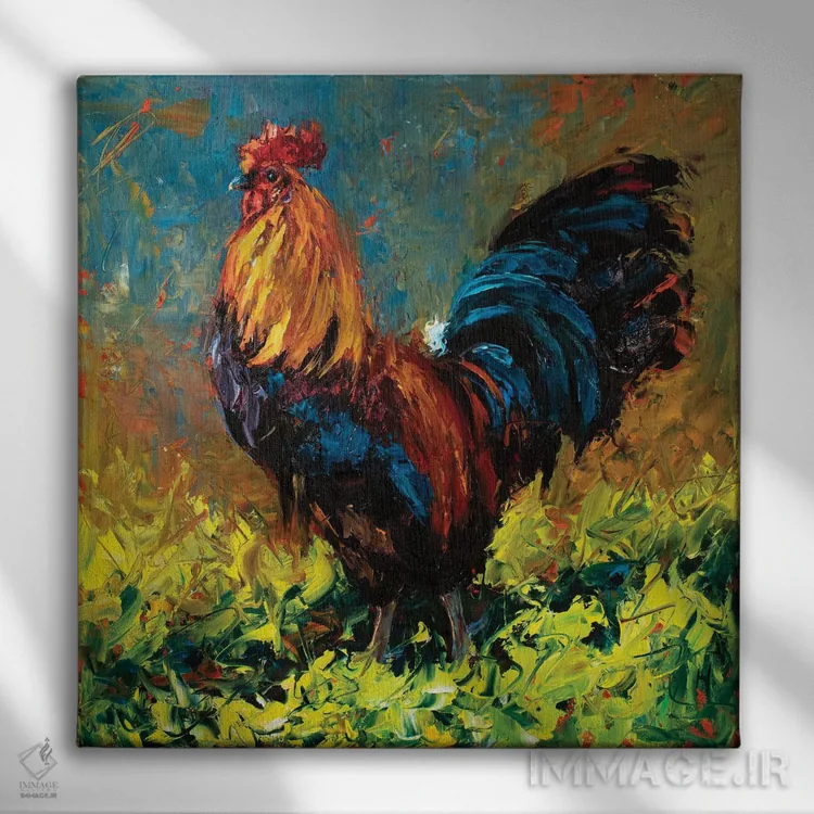 تابلو گامبرداری لوکنباخ (شهر تگزاس) اثر چری کریستنسن - نمای روبهرو روی دیوار