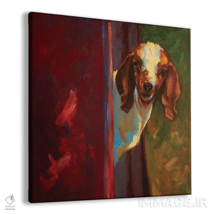 تابلو بازیهای بزها اثر چری کریستنسن - نمای پرسپکتیو محصول