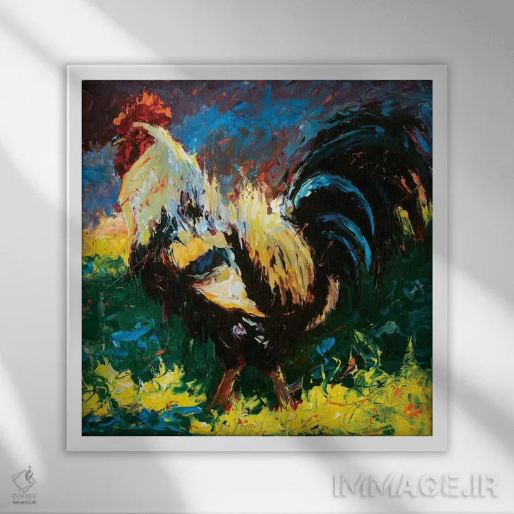 تابلو جذاب لوکنباخ (شهر در تگزاس) اثر چری کریستنسن - نمای قابدار سفید