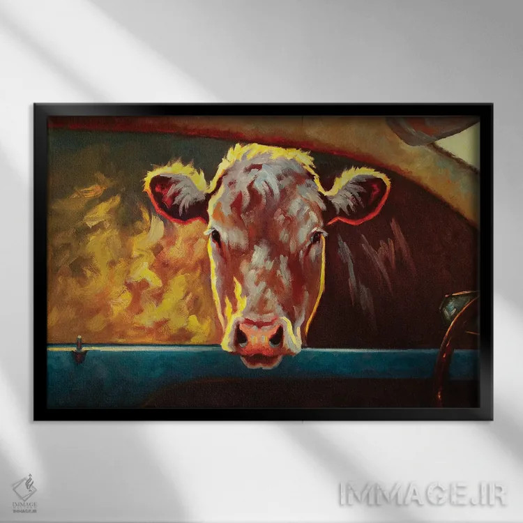 تابلو راه خودم را رفتن اثر چری کریستنسن - نمای قابدار مشکی