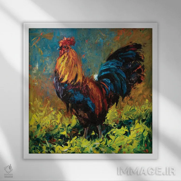 تابلو گامبرداری لوکنباخ (شهر تگزاس) اثر چری کریستنسن - نمای قابدار سفید