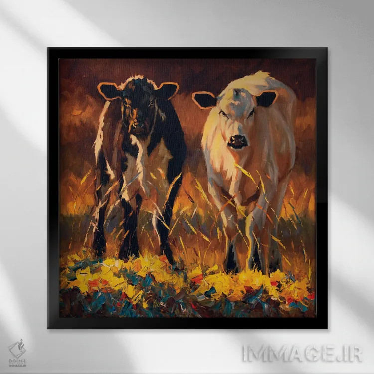 تابلو پرسه زدن اثر چری کریستنسن - نمای قابدار مشکی