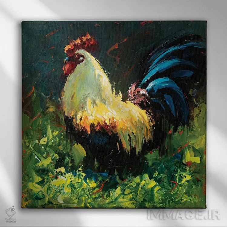 تابلو لم دادن در آرامش اثر چری کریستنسن - نمای روبهرو روی دیوار