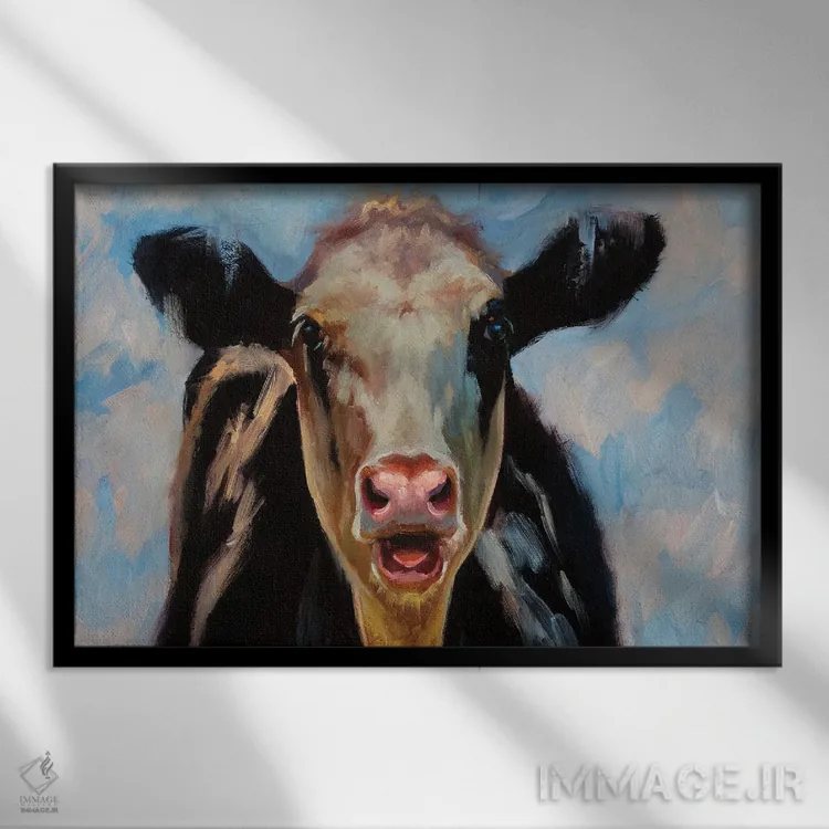 تابلو چه خبر؟ اثر چری کریستنسن - نمای قابدار مشکی