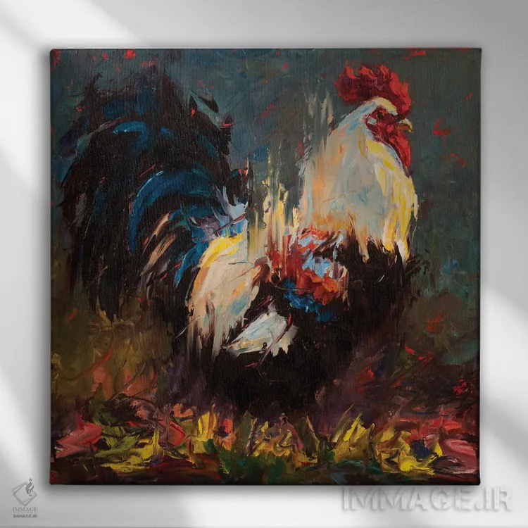 تابلو قدمزدن اثر چری کریستنسن - نمای روبهرو روی دیوار