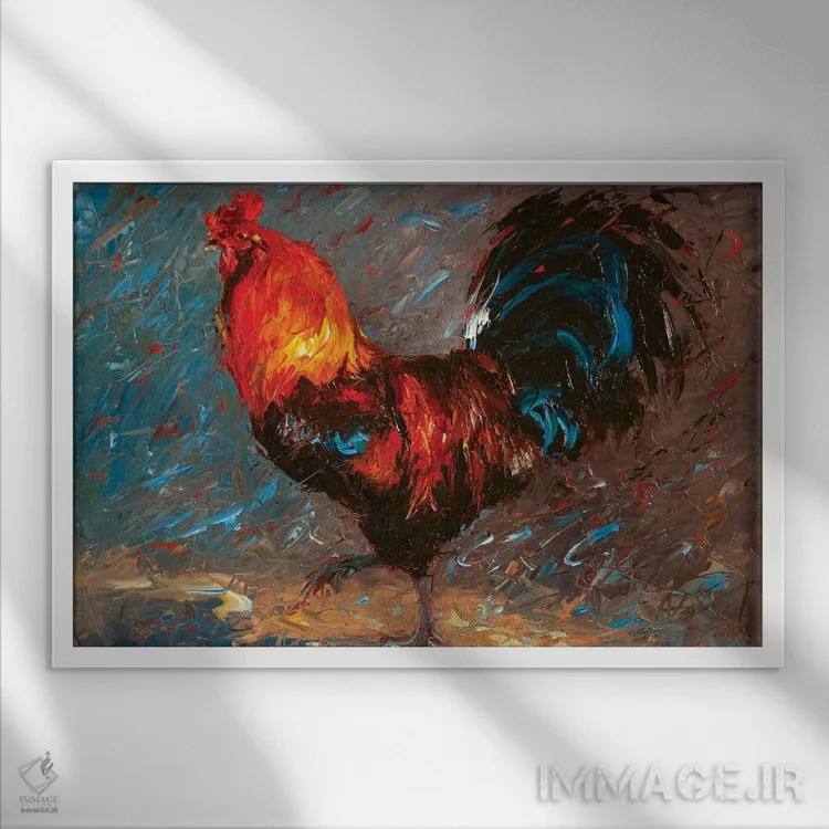 تابلو قدمزدن در لوکنباخ اثر چری کریستنسن - نمای قابدار سفید