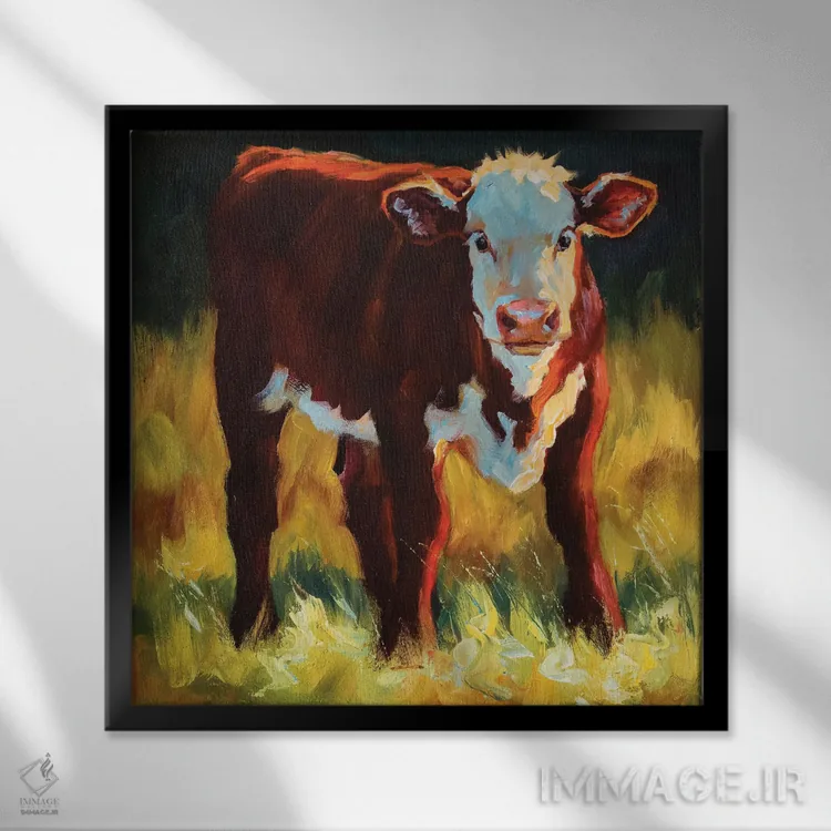 تابلو بیگناهی بهاری اثر چری کریستنسن - نمای قابدار مشکی