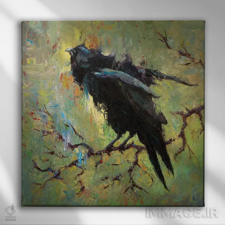 تابلو رؤیاهای اوباور اثر چری کریستنسن - نمای روبهرو روی دیوار