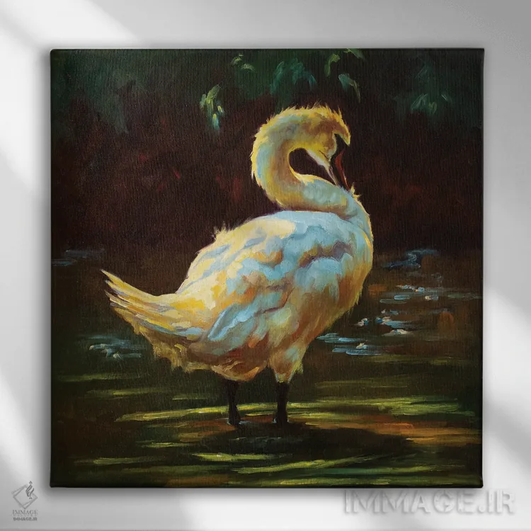 تابلو آیین عصرگاهی اثر چری کریستنسن - نمای روبهرو روی دیوار