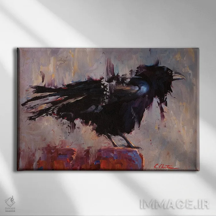 تابلو امضای عارفانه اثر چری کریستنسن - نمای روبهرو روی دیوار