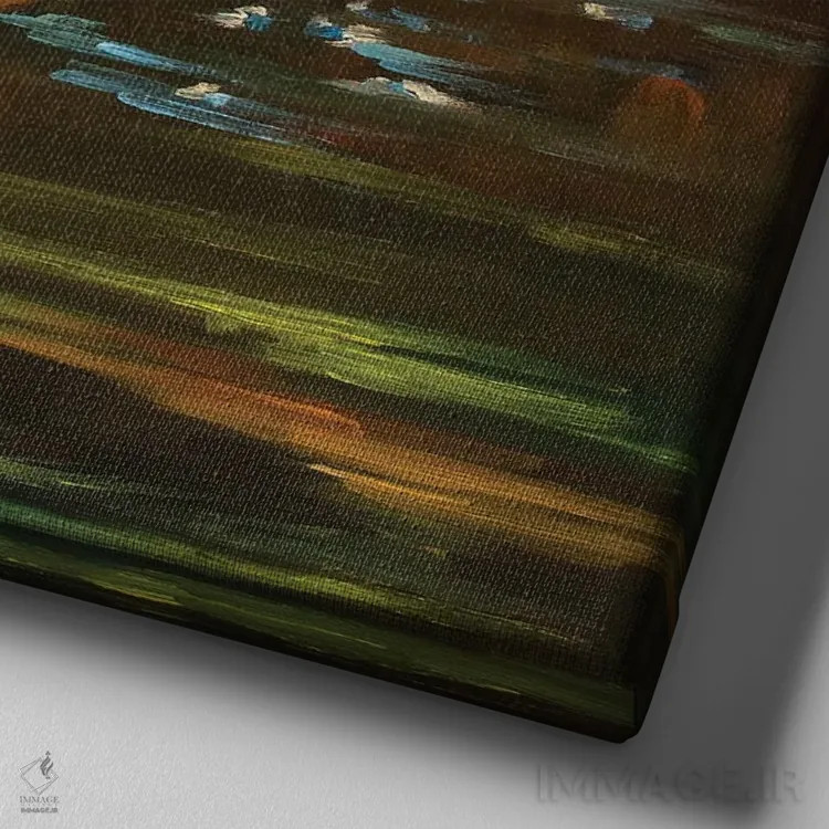 تابلو آیین عصرگاهی اثر چری کریستنسن - نمای نزدیک بافت بوم