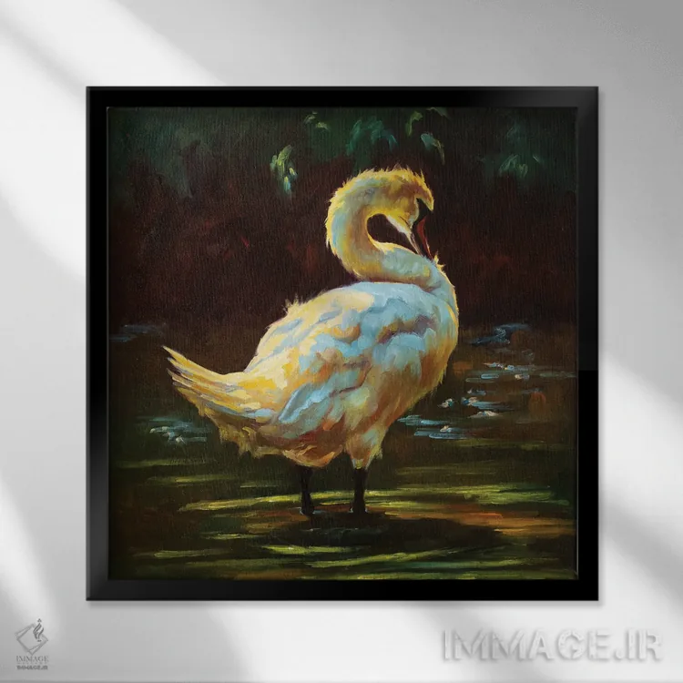 تابلو آیین عصرگاهی اثر چری کریستنسن - نمای قابدار مشکی