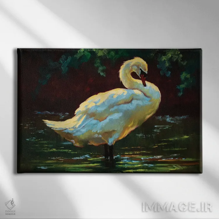 تابلو پناهگاه پنهان اثر چری کریستنسن - نمای روبهرو روی دیوار