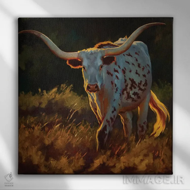 تابلو چراغ عقب اثر چری کریستنسن - نمای روبهرو روی دیوار