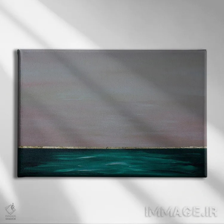 تابلو رایلی اثر جی لاندو - نمای روبهرو روی دیوار