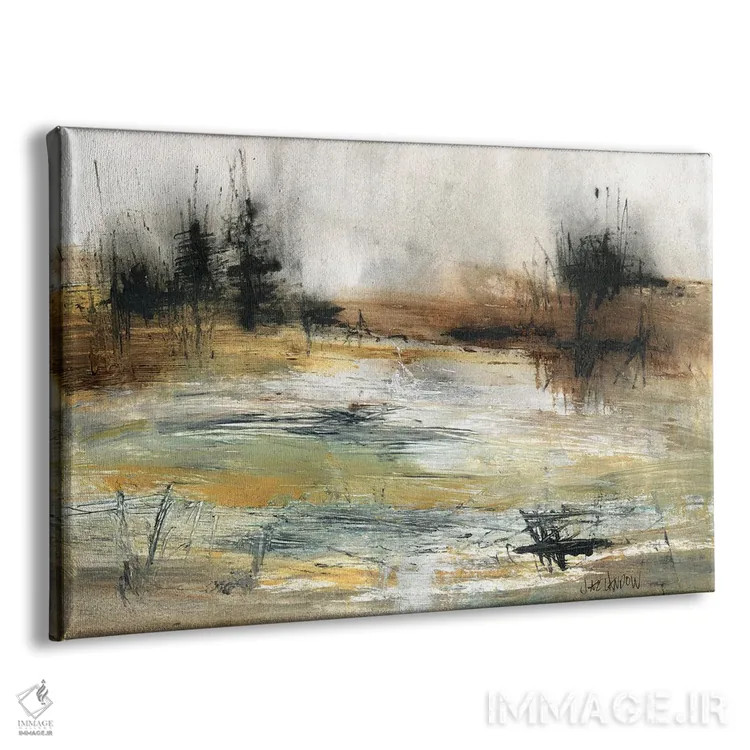 تابلو آن شب با آتشبازی اثر جی لاندو - نمای پرسپکتیو محصول