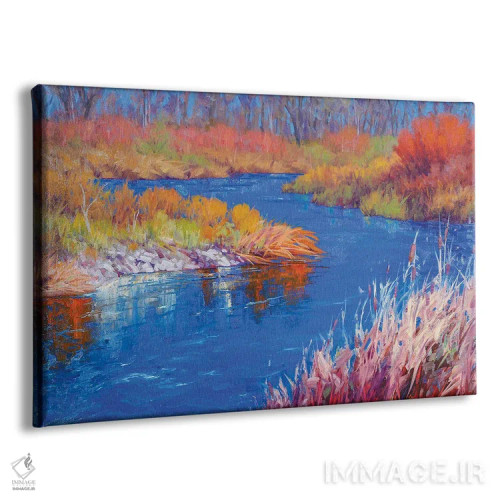 تابلو ژانویه در کنار رود ورده (آمریکا) اثر کدی دیلانگ - نمای پرسپکتیو محصول