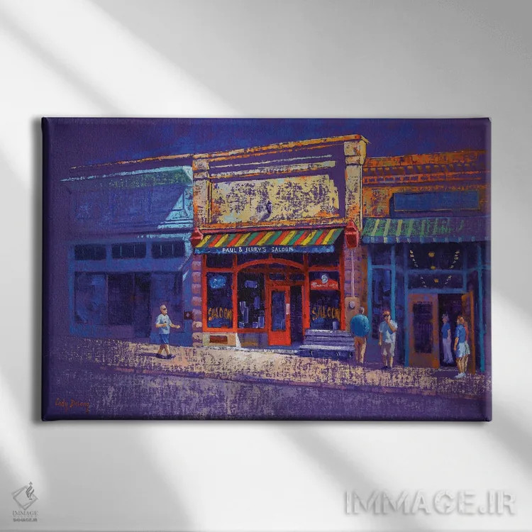 تابلو پائول و جری اثر کدی دیلانگ - نمای روبهرو روی دیوار