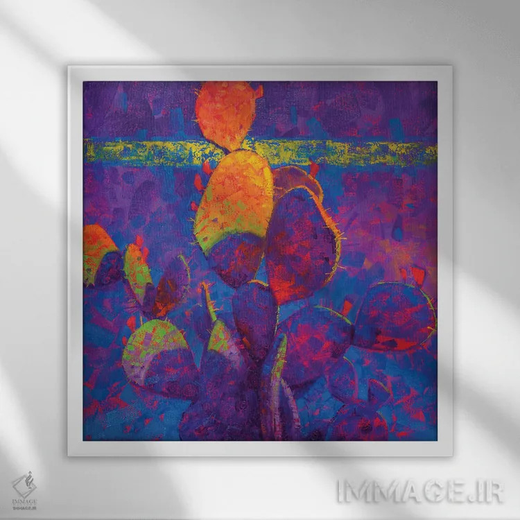 تابلو پیشنهاد خاردار اثر کدی دیلانگ - نمای قابدار سفید