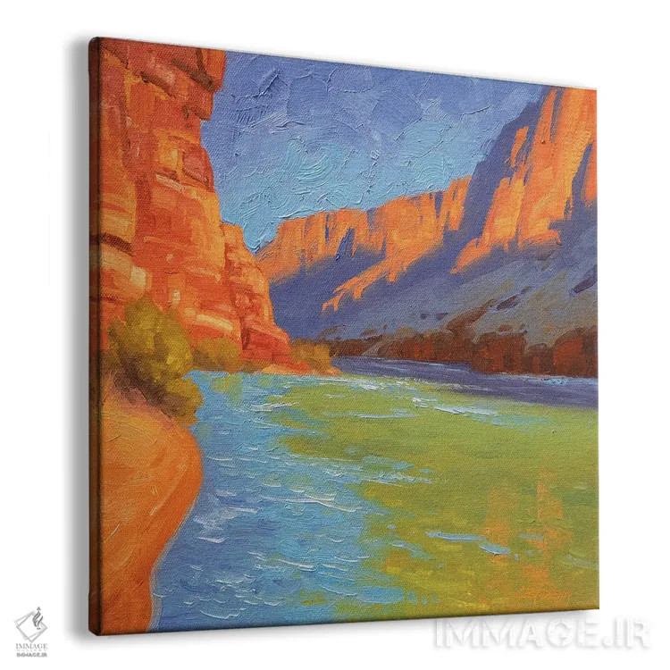 تابلو اتود برای خورشید و ماسهسنگ اثر کدی دیلانگ - نمای پرسپکتیو محصول