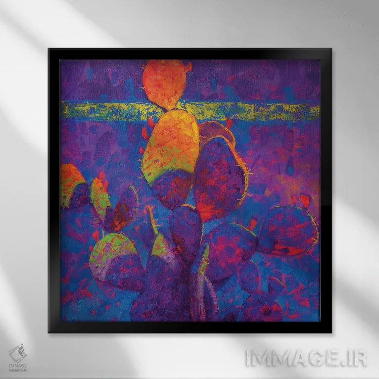 تابلو پیشنهاد خاردار اثر کدی دیلانگ - نمای قابدار مشکی