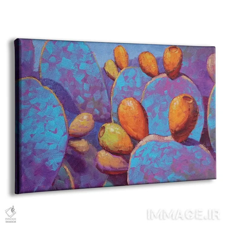 تابلو خارهای آبی اثر کدی دیلانگ - نمای پرسپکتیو محصول