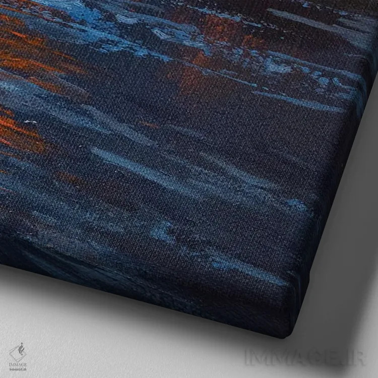 تابلو بازتاب اثر کدی دیلانگ - نمای نزدیک بافت بوم