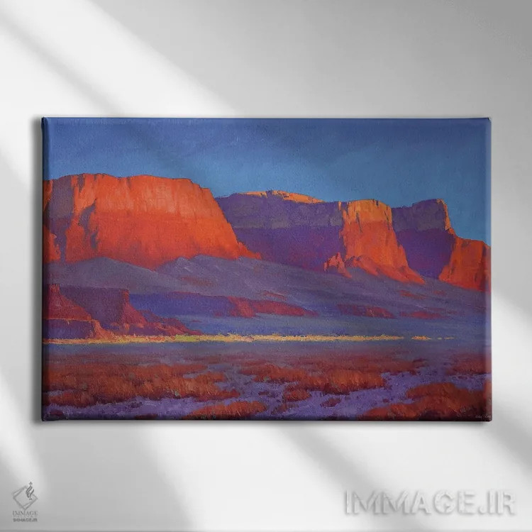 تابلو نور نخستین اثر کدی دیلانگ - نمای روبهرو روی دیوار