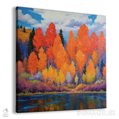 تابلو رنگهای ارتفاعات اثر کدی دیلانگ - نمای پرسپکتیو محصول