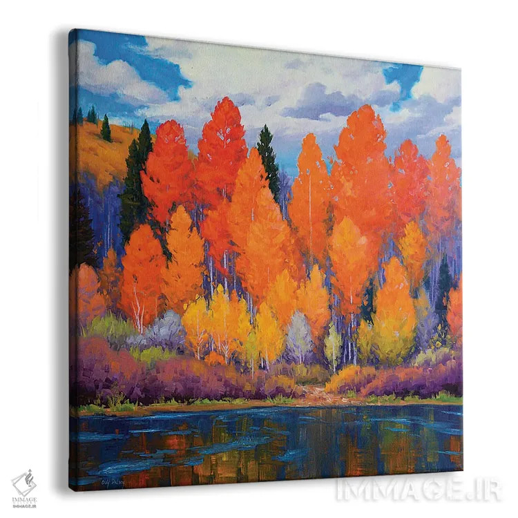 تابلو رنگهای ارتفاعات اثر کدی دیلانگ - نمای پرسپکتیو محصول