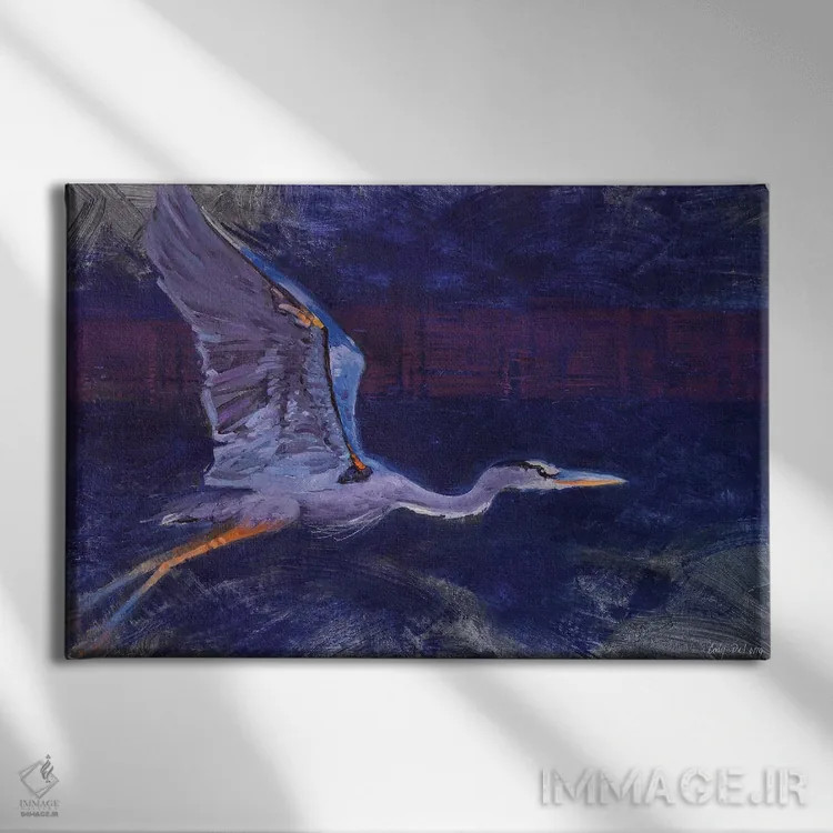 تابلو آماده برای پرواز اثر کدی دیلانگ - نمای روبهرو روی دیوار