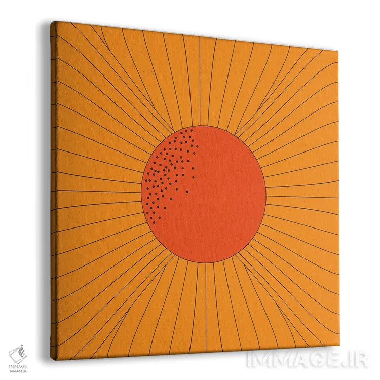 تابلو شکوفه اثر دیزاینز سرکا ۷۸ - نمای پرسپکتیو محصول