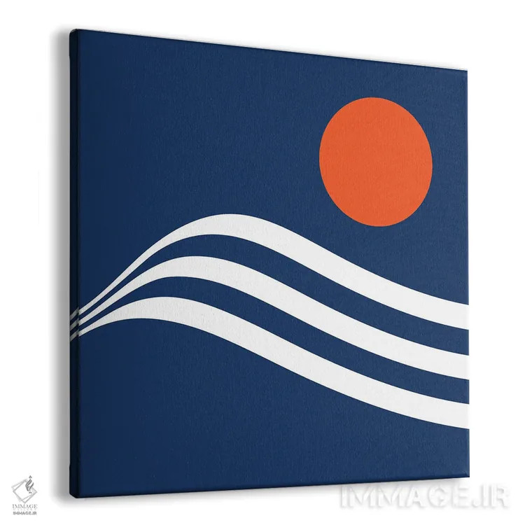 تابلو موج اثر دیزاینز سرکا ۷۸ - نمای پرسپکتیو محصول