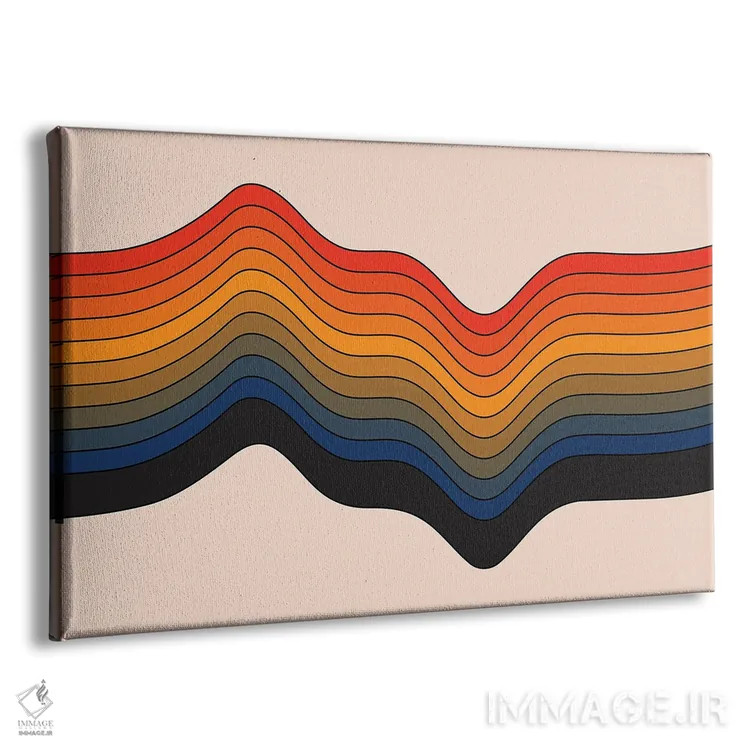 تابلو فراز و نشیبها اثر دیزاینز سرکا ۷۸ - نمای پرسپکتیو محصول