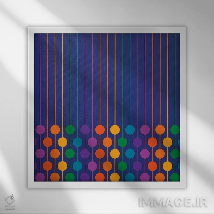 تابلو ششتایی بردواک اثر دیزاینز سرکا ۷۸ - نمای قابدار سفید