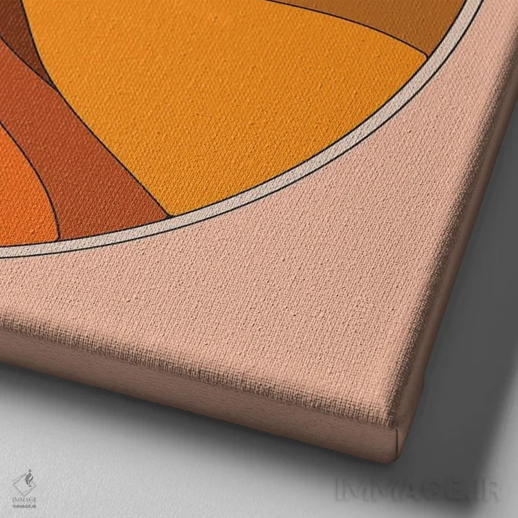 تابلو سانتریفیوژ اثر دیزاینز سرکا ۷۸ - نمای نزدیک بافت بوم