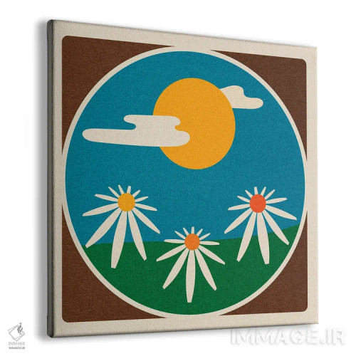 تابلو زندگی پارکی اثر دیزاینز سرکا ۷۸ - نمای پرسپکتیو محصول