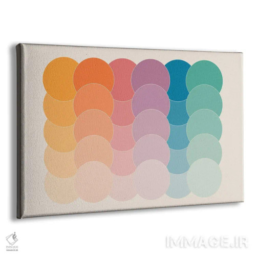 تابلو نقطههای بوکا اثر دیزاینز سرکا ۷۸ - نمای پرسپکتیو محصول