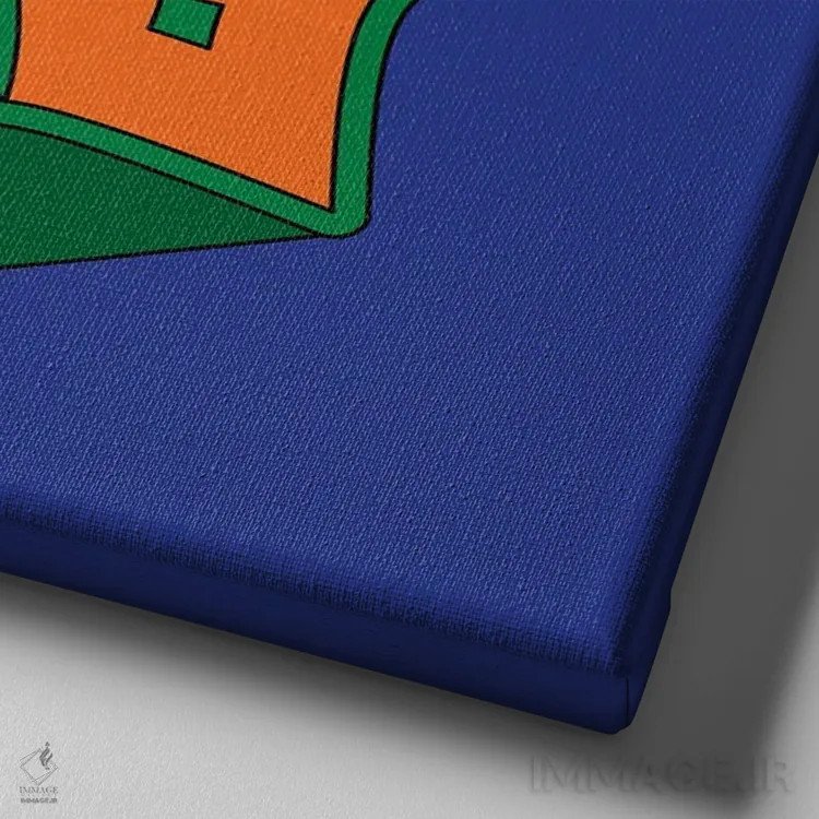 تابلو درخشش تابستانی ستاره اثر دیزاینز سرکا ۷۸ - نمای نزدیک بافت بوم