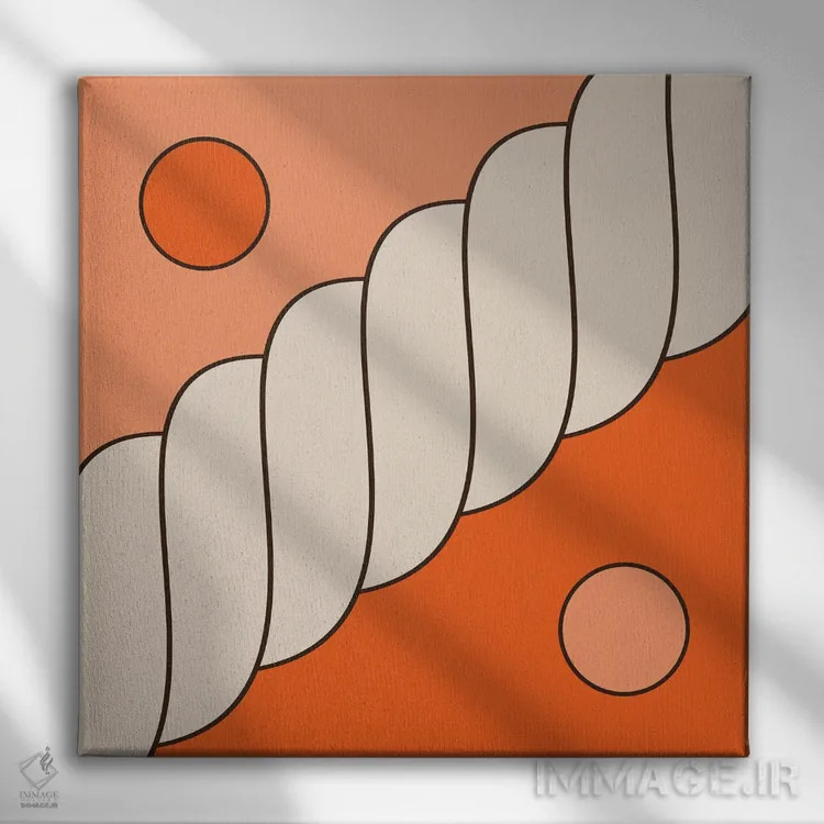 تابلو کلید تغییر اثر دیزاینز سرکا ۷۸ - نمای روبهرو روی دیوار