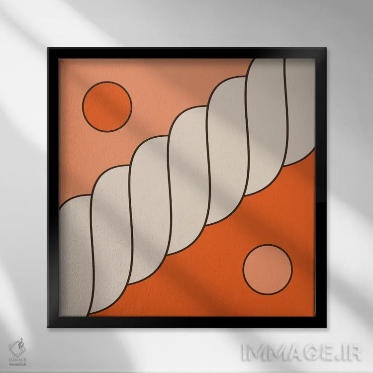 تابلو کلید تغییر اثر دیزاینز سرکا ۷۸ - نمای قابدار مشکی